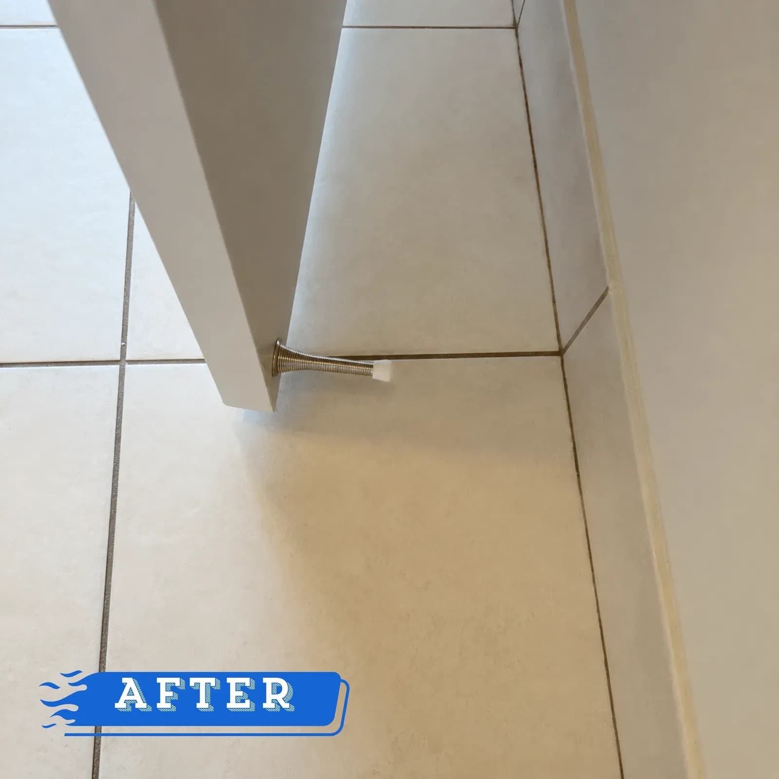Tile Floor Install — after