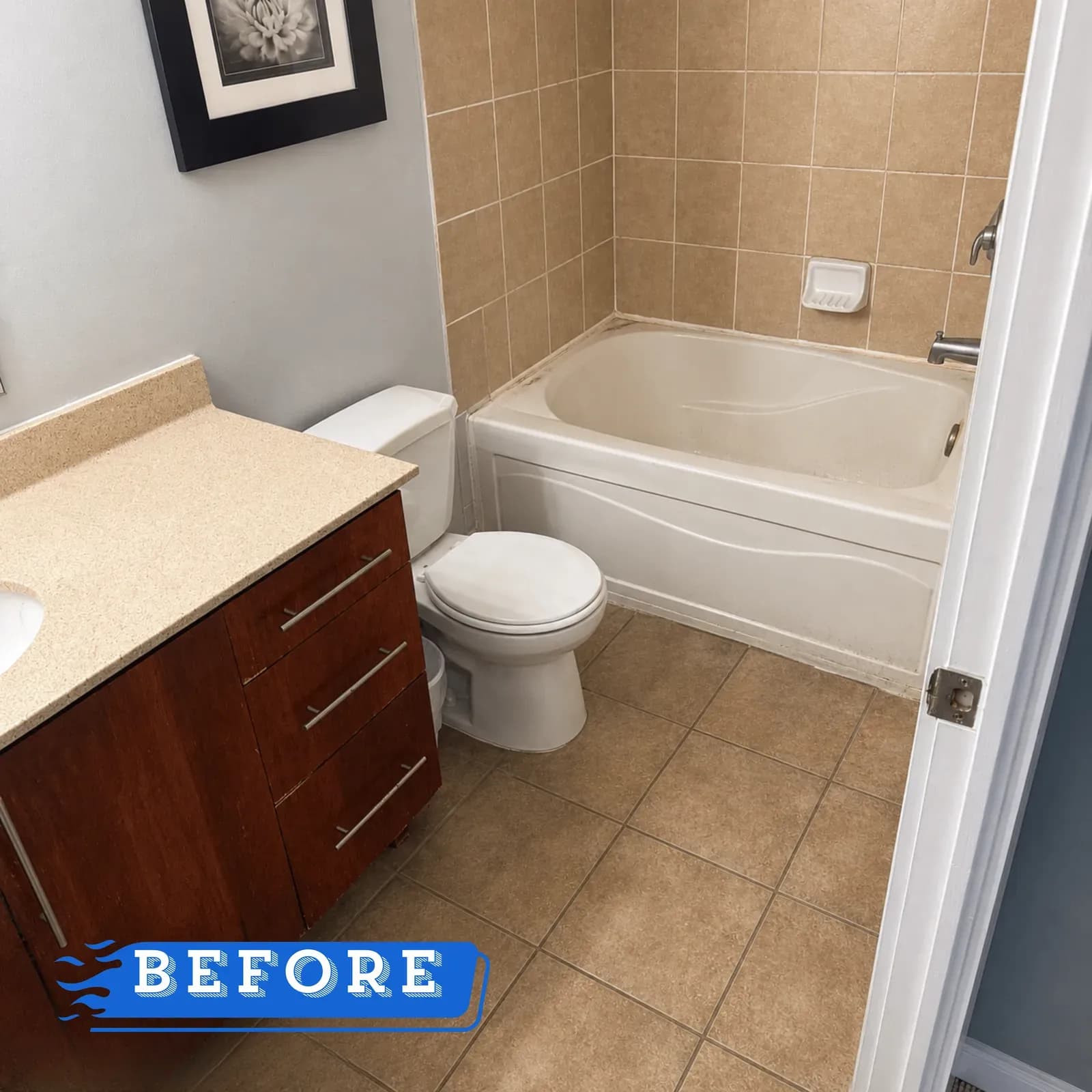 Bathroom Renovation — before